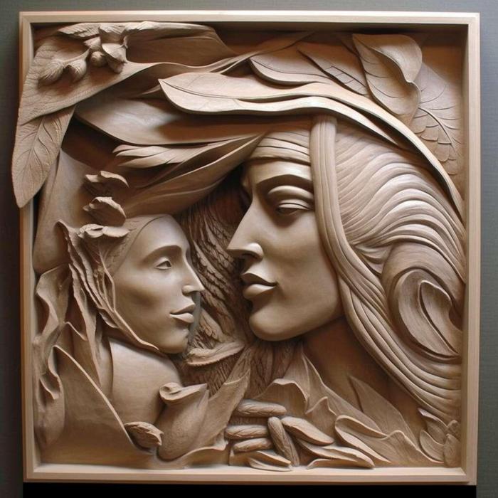 نموذج ثلاثي الأبعاد لآلة CNC 3D Art 